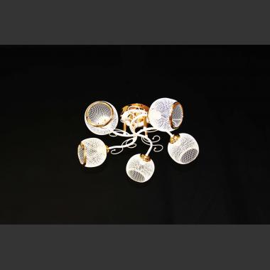 Потолочная люстра 75553/5 WT+FGD