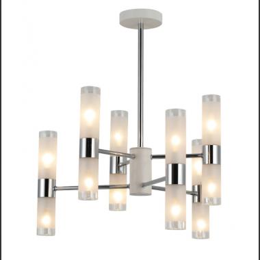 Потолочная люстра 74784/6+6 WHITE+CHROME