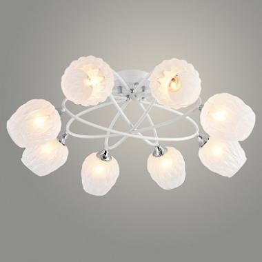 Потолочная люстра XA1337B/8 WH+CR
